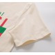 Cloni Maglietta girocollo Gucci unisex nera/albicocca 12 firmate