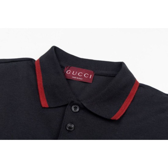 Cloni Polo Gucci con ricamo a doppia GG e morsetto 01 firmate