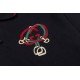Cloni Polo Gucci con ricamo a doppia GG e morsetto 01 firmate