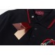 Cloni Polo Gucci con ricamo a doppia GG e morsetto 01 firmate