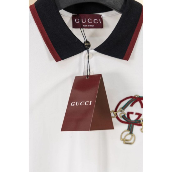 Cloni Polo Gucci con ricamo a doppia GG e morsetto 02 firmate