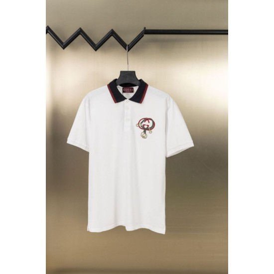 Cloni Polo Gucci con ricamo a doppia GG e morsetto 02 firmate