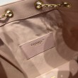 Borsa a mano media Chanel 25 Hobo Caviar Quilted AS5311 Rosa