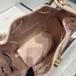 Borsa a mano media Chanel 25 Hobo Caviar Quilted AS5311 Rosa