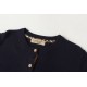 Cloni Cardigan classico Burberry maglia scozzese a maniche lunghe con ricamo firmate