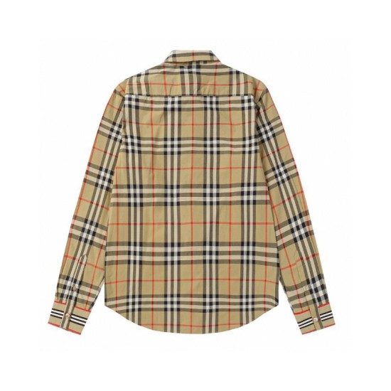 Cloni Camicia a quadri Vintage Burberry con polsini a coste firmate