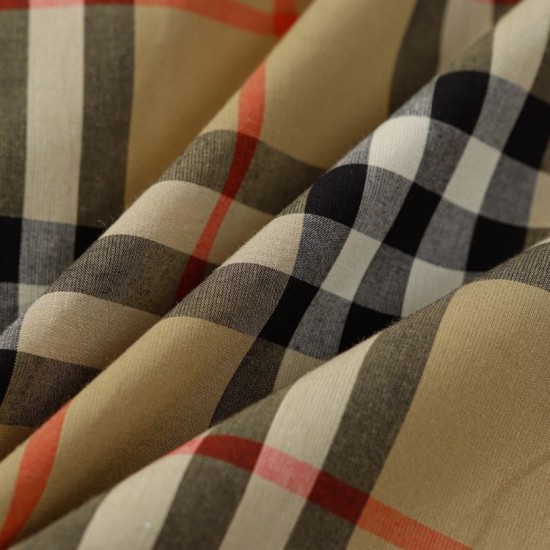 Cloni Camicia a quadri Vintage Burberry con polsini a coste firmate