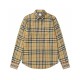 Cloni Camicia a quadri Vintage Burberry con polsini a coste firmate