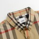 Cloni Camicia Burberry a maniche lunghe con patchwork scozzese firmate