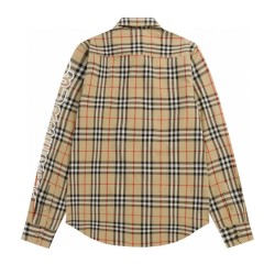 Cloni Camicia classici Burberry a maniche lunghe con motivo a quadri  firmate