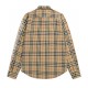 Cloni Camicia classici Burberry a maniche lunghe con motivo a quadri  firmate