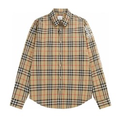 Cloni Camicia classici Burberry a maniche lunghe con motivo a quadri  firmate