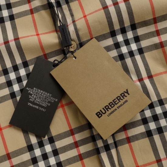 Cloni Camicia classici Burberry a maniche lunghe con motivo a quadri  firmate