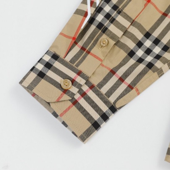 Cloni Camicia classici Burberry a maniche lunghe con motivo a quadri  firmate