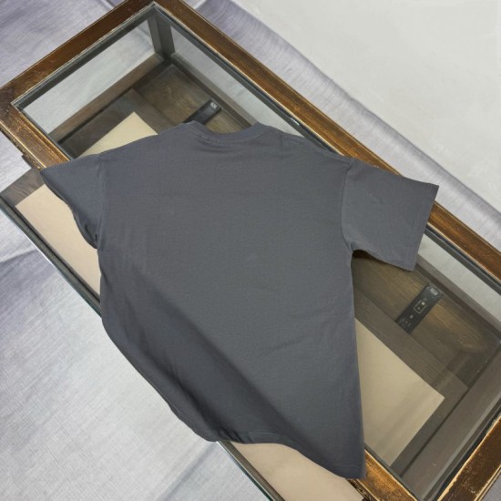 Cloni Burberry T-shirt unisex a maniche corte con scollo rotondo 01 firmate