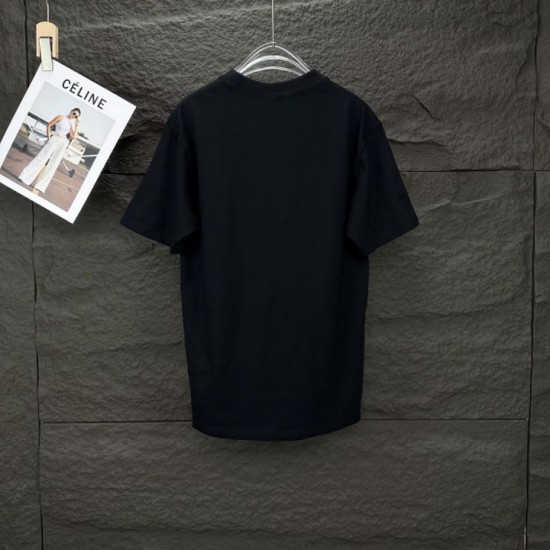 Cloni Burberry T-shirt unisex a maniche corte con logo firmate