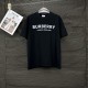 Cloni Burberry T-shirt unisex a maniche corte con logo firmate