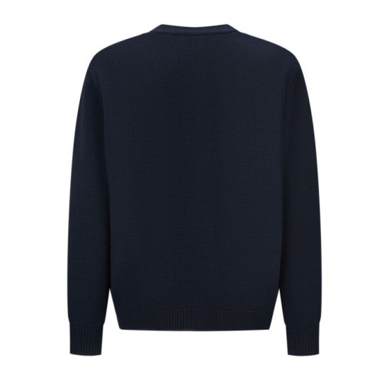 Replica di lusso Cardigan in maglia unisex con ricamo Doppia G Gucci in edizione limitata Imitazioni Cloni Cardigan in maglia unisex con ricamo Doppia G Gucci in edizione limitata firmate