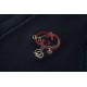 Replica di lusso Cardigan in maglia unisex con ricamo Doppia G Gucci in edizione limitata Imitazioni Cloni Cardigan in maglia unisex con ricamo Doppia G Gucci in edizione limitata firmate