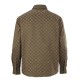 Cloni Giacca-camicia Gucci con colletto alla coreana e motivo Doppia G in jacquard all-over firmate
