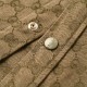 Cloni Giacca-camicia Gucci con colletto alla coreana e motivo Doppia G in jacquard all-over firmate