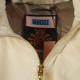 Cloni Giacca Gucci con cappuccio e tasca con cerniera ricamata firmate