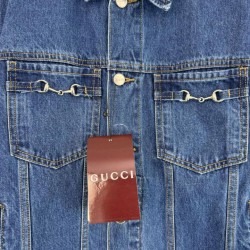 Cloni Completo Gucci G e giacca in denim firmate