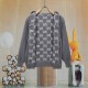 Replica di lusso Giacca Gucci classica cappuccio in misto cashmere jacquard con doppia G Imitazioni Cloni Giacca Gucci classica cappuccio in misto cashmere jacquard con doppia G firmate