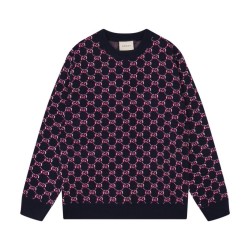 Cloni Maglione girocollo Gucci lana con logo classico doppia G firmate