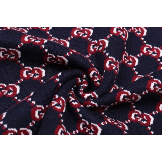 Replica di lusso Maglione girocollo Gucci lana con logo classico doppia G Imitazioni Cloni Maglione girocollo Gucci lana con logo classico doppia G firmate