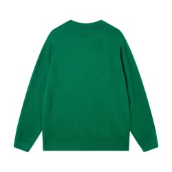 Cloni Maglione Gucci girocollo in jacquard con logo bianco firmate