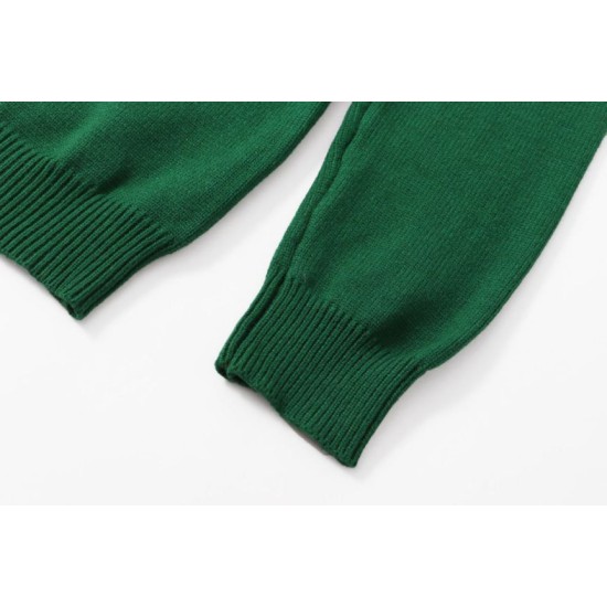 Replica di lusso Maglione Gucci girocollo in jacquard con logo bianco Imitazioni Cloni Maglione Gucci girocollo in jacquard con logo bianco firmate