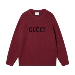 Cloni Maglione Gucci girocollo in jacquard con logo 02 firmate