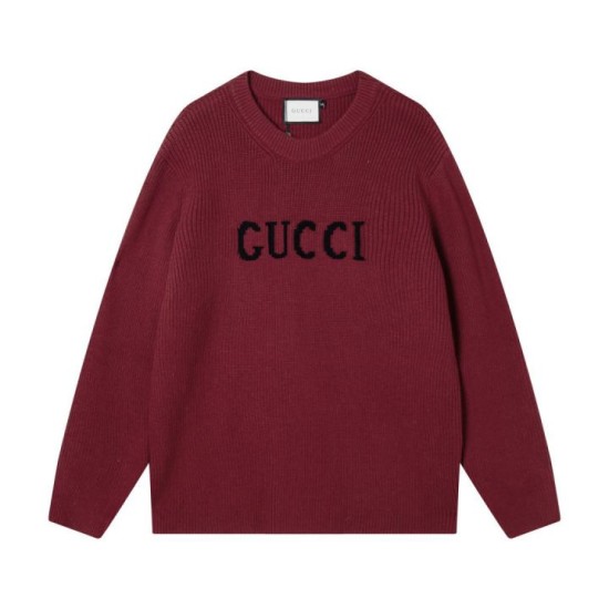 Replica di lusso Maglione Gucci girocollo in jacquard con logo 02 Imitazioni Cloni Maglione Gucci girocollo in jacquard con logo 02 firmate