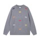 Replica di lusso Maglione Gucci girocollo jacquard con logo doppia G colorato Imitazioni Cloni Maglione Gucci girocollo jacquard con logo doppia G colorato firmate