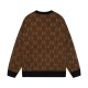 Replica di lusso Maglione Gucci girocollo jacquard con doppia G Imitazioni Cloni Maglione Gucci girocollo jacquard con doppia G firmate