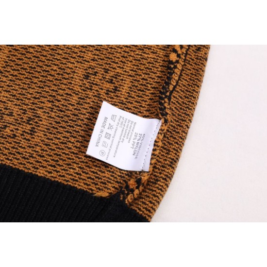 Replica di lusso Maglione Gucci girocollo jacquard con doppia G Imitazioni Cloni Maglione Gucci girocollo jacquard con doppia G firmate