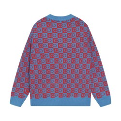 Cloni Maglione Gucci girocollo jacquard con doppia G 02 firmate