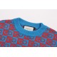 Replica di lusso Maglione Gucci girocollo jacquard con doppia G 02 Imitazioni Cloni Maglione Gucci girocollo jacquard con doppia G 02 firmate