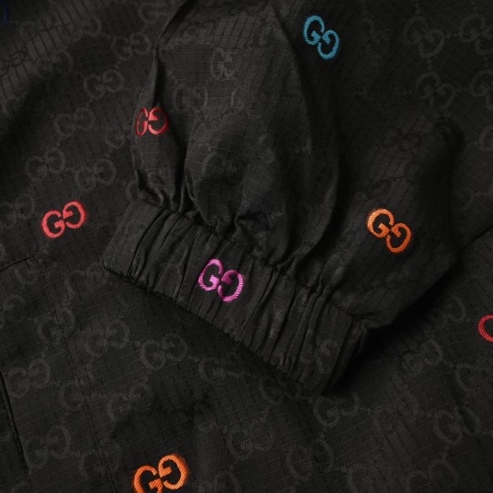 Cloni Giacca Gucci patchwork GG jacquard capospalla unisex firmate