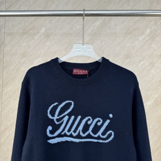 Cloni Maglione Gucci lana lavorato a maglia floreale firmate