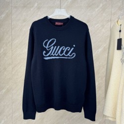 Cloni Maglione Gucci lana lavorato a maglia floreale firmate