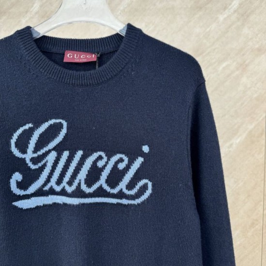 Cloni Maglione Gucci lana lavorato a maglia floreale firmate