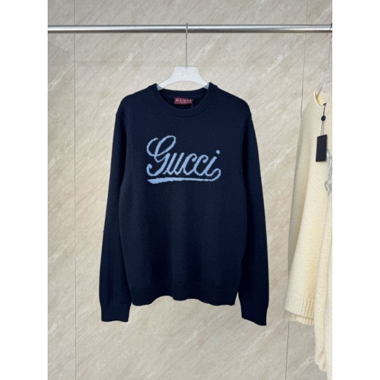 Cloni Maglione Gucci lana lavorato a maglia floreale firmate