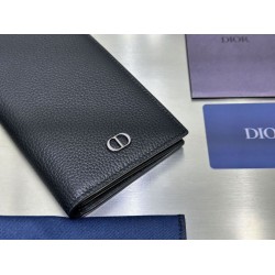 Qualità superiore replica imitazione Portafoglio verticale Dior CD Icon in pelle di vitello martellata nera Qualità superiore replica imitazione Portafoglio verticale Dior CD Icon in pelle di vitello martellata nera