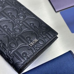 Replica di lusso Portafoglio Dior Vertical Bifold Dior Oblique Galaxy nero Imitazioni Cloni Portafoglio Dior Vertical Bifold Dior Oblique Galaxy nero firmate