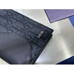 Qualità superiore replica Dettagli perfetti Portafoglio verticale lungo da uomo Dior Saddle jacquard obliquo nero Qualità superiore replica Dettagli perfetti Portafoglio verticale lungo da uomo Dior Saddle jacquard obliquo nero