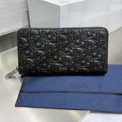 Replica di lusso Pari all'originale replica imitazione Portafoglio lungo con cerniera Dior Dior Gravity nero Imitazioni Cloni Pari all'originale replica imitazione Portafoglio lungo con cerniera Dior Dior Gravity nero firmate