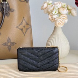 Replica di lusso Dettagli perfetti Porta carte con cerniera YSL Saint Laurent Cassandre Matelassé Fragments Nero Oro Imitazioni Cloni Dettagli perfetti Porta carte con cerniera YSL Saint Laurent Cassandre Matelassé Fragments Nero Oro firmate
