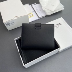 Replica di lusso Alta gamma replica Portafoglio Celine con tracolla media Nino Nero Imitazioni Cloni Alta gamma replica Portafoglio Celine con tracolla media Nino Nero firmate